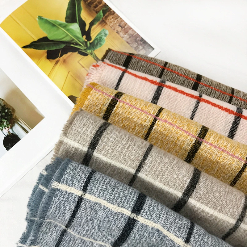 2020 Winter New Scarf Korean Version Thickening Student British Couple Scarves Wholesale