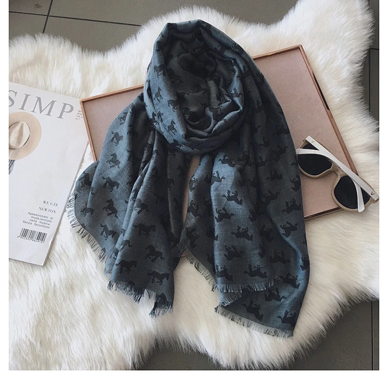 Winter Fashion Thin Silk Scarf Korean Decorative Scarf Cotton And Linen Sunblock Shawl Dual-Use Scarf