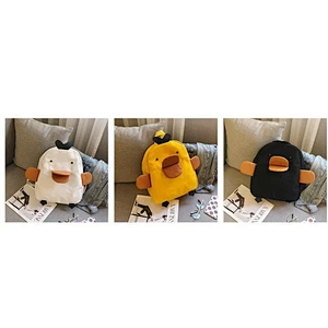 2020 New Boy Girl Student Schoolbag Tide Casual Backpack Fashion Cute Cartoon Duck Backpacks
