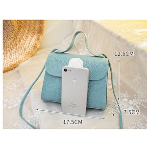 Lychee Pattern Small Bag 2021 Japan Korea New Female Shoulder Portable Casual Color Matching Crossbody Bag