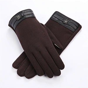 Windproof Outdoor Cycling Sports Gloves For Men Thick Warm Mittens Touch Screen Gloves Winter