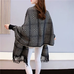 2020 Mink Velvet Cape Cloak Women's Coat Small Fragrance New Style Cardigan Shawl