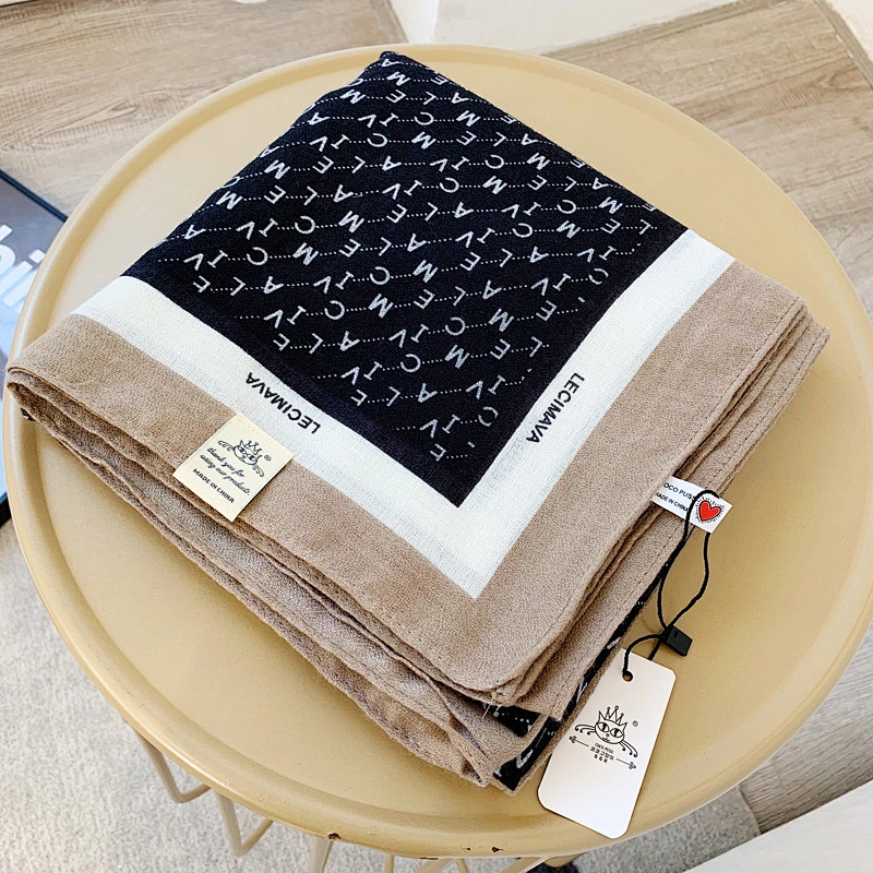 Hot Sale Printed Style Breathable Ladies Shawl Popular Fashion Scarf