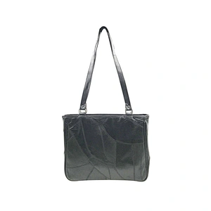 WMS hot selling cheaper patch leather tote handbag