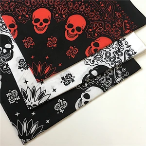 Manufacturers production hip-hop style three-color optional neutral soft cotton satin square scarf