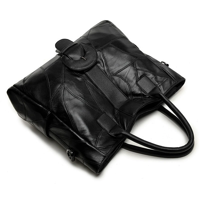 New fashion womens genuine leather tote shoulder bag ladies handbag
