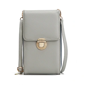 Korean Style Female New Trendy Wild One-Shoulder Messenger Bag Summer Mini Vertical Female Mobile Phone Bag