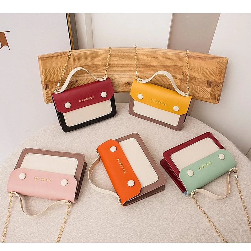 Fashion New Summer 2020 All-Match Messenger Bag Trendy Korean Chain Portable Small Square Bag