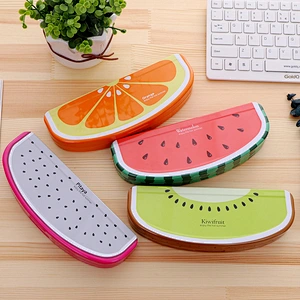 Cute Cartoon Fruit Pencil Case Student Stationery Box Double-Layer Iron Pencil Case
