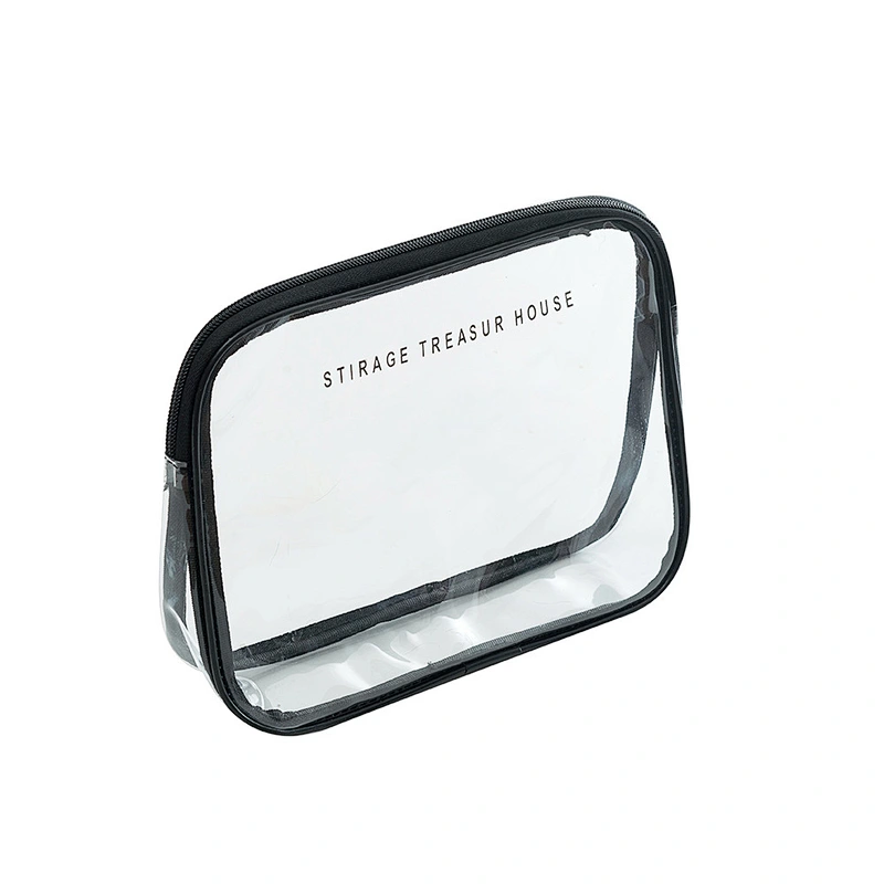 High quality Transparent Makeup Organizers Travel Bag Clear PVC Cosmetic Bag