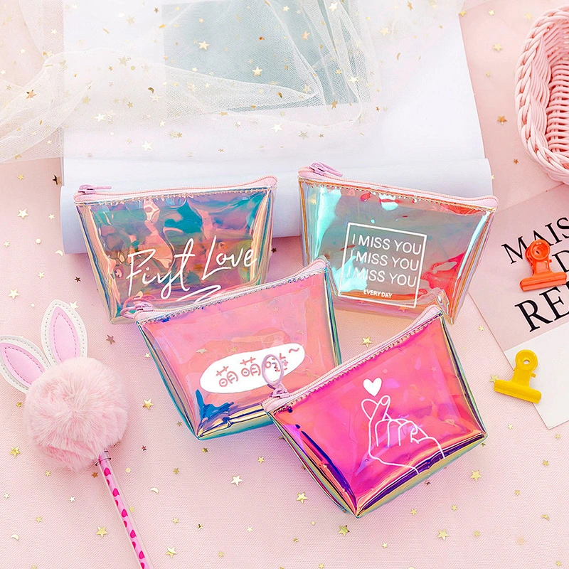 Fashion creative laser coin purse mini colorful girl coin purse coin purse