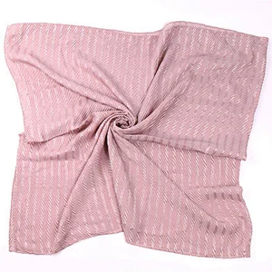 Monochrome 10 colors optional striped sunscreen shawl scarf cotton pleated muslim hijab scarf