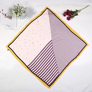 Stars and stripes printed sunscreenscarf OL professional wild designer 100% silk scarf square