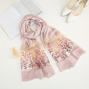 2020 summer shade beach towel shawl sunscreen scarf ladies fashion hollow printed gauze