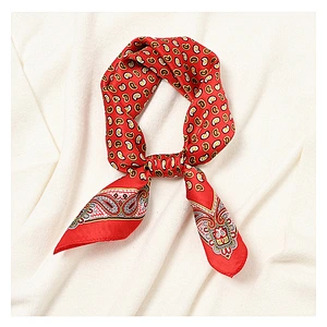 Korean Style 53x53cm Small Square Scarf Wild Professional Flight Attendant Small Scarf Decorative Bandana Scarf