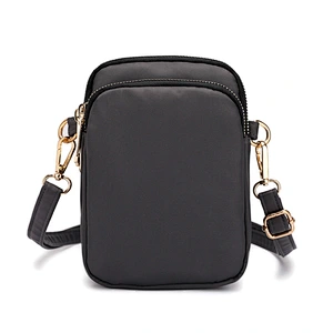 Wholesale Women Waterproof Nylon Material Cross Body Shoulder Bag Cell Phone Wallet Crossbody Bag