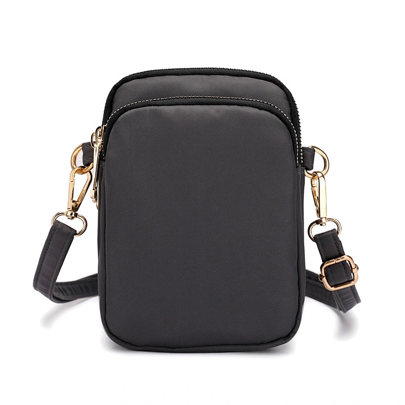 Wholesale Women Waterproof Nylon Material Cross Body Shoulder Bag Cell Phone Wallet Crossbody Bag