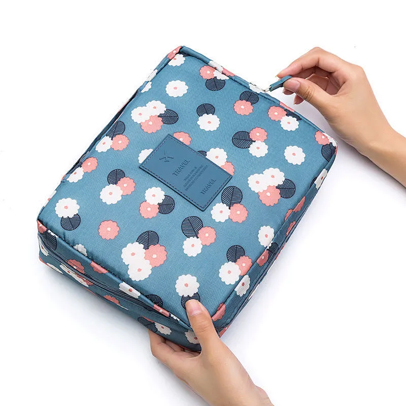 Wholesale Multifunctional Foldable Travel Wash Bag Travel Hanging Bag Travel Cosmetic Bag For Women