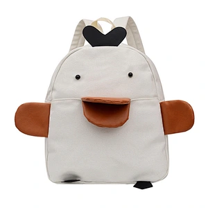 2020 New Boy Girl Student Schoolbag Tide Casual Backpack Fashion Cute Cartoon Duck Backpacks