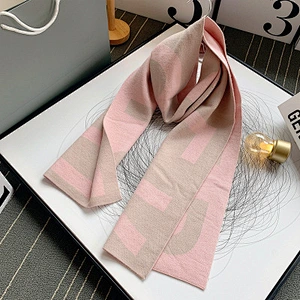 cashmere scarf women's double-sided two-color dual-use scarf thickened warmth shoulder knit long shawl