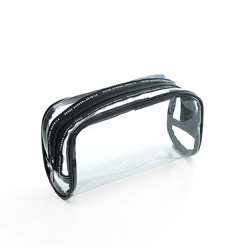 High quality Transparent Makeup Organizers Travel Bag Clear PVC Cosmetic Bag
