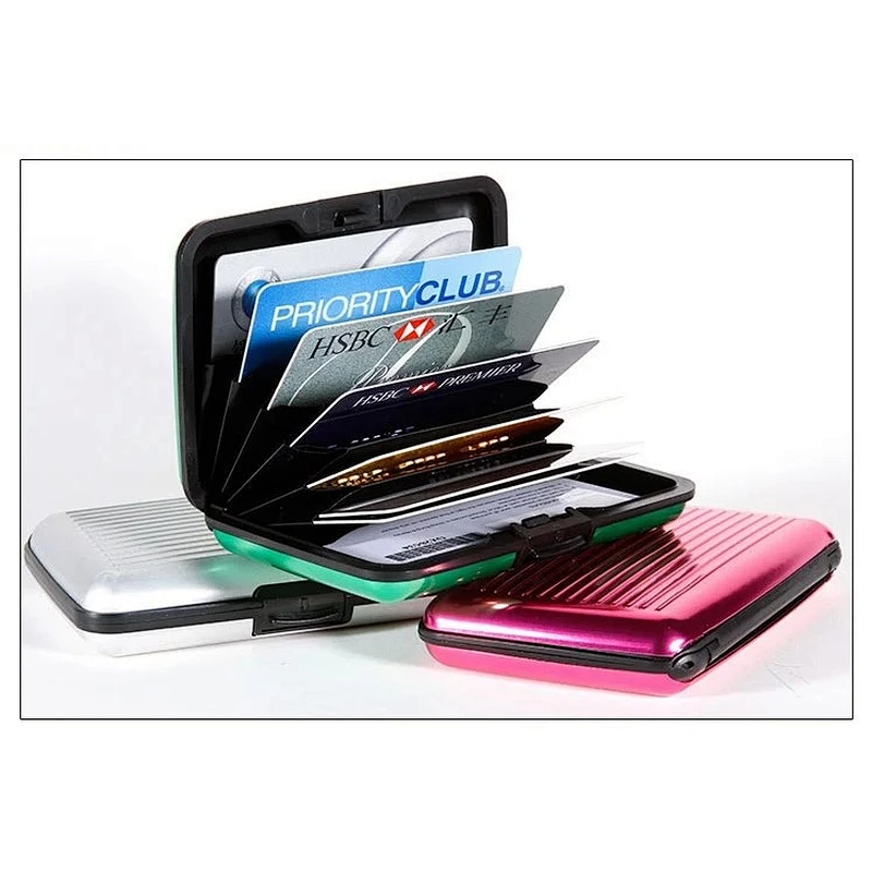 New Organ Card Box Anti-RFID Radio Frequency Identification Scanning Tracking Card Holder Credit Card Holder