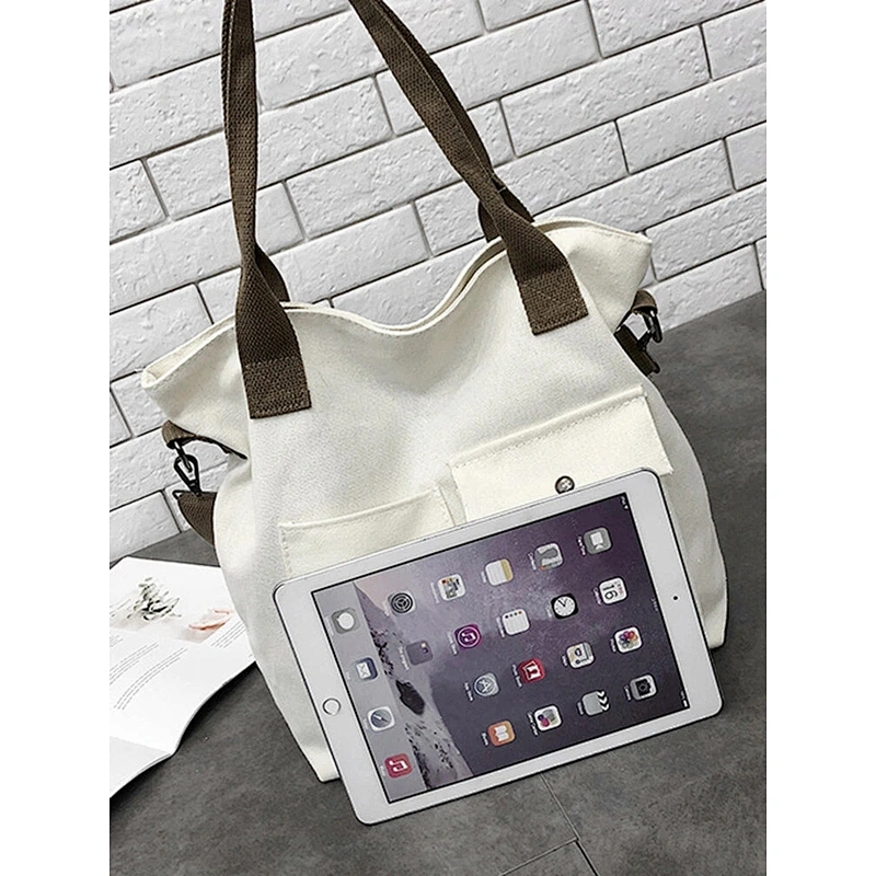 Factory Wholesale Custom canvas Women Handbag Fashion Lady Shoulder Bag Hot selling winter handbag Tote