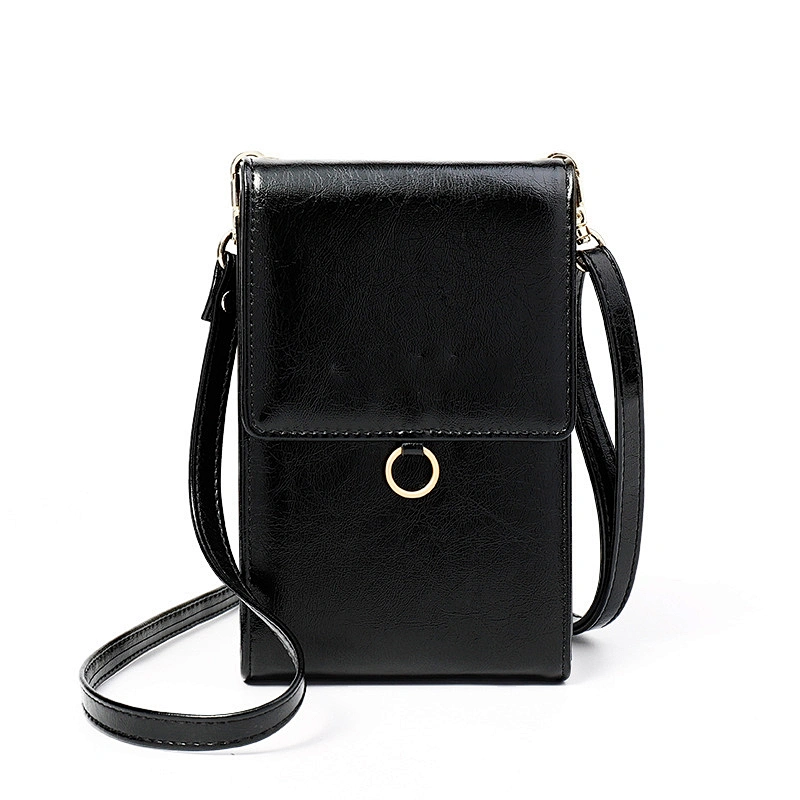 Square Multifunctional One-Shoulder Women'S Bag Large Capacity Retro Mini Messenger Bag Korean Version Of Vertical Messenger Bag