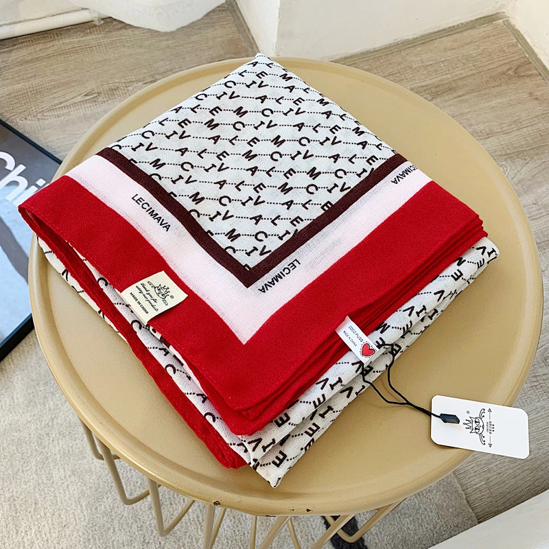 Hot Sale Printed Style Breathable Ladies Shawl Popular Fashion Scarf