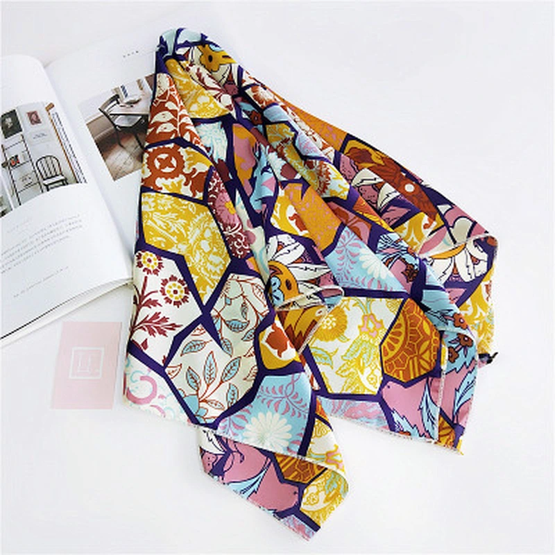 Female spring and autumn summer new fashion wild professional decorative scarf 70 small square scarves