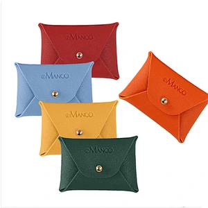 Leather Coin Purse Jewelry Packaging Storage Box Fashion Purse Mini Coin Purse Wallet