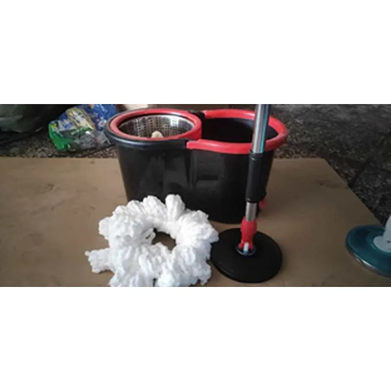 cleaning mop with 2pcs mop head  telescope handle Dia 22/25mm   Product size:45*24*23cm