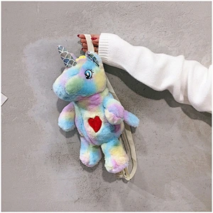 School Children'S Travel Big Backpack Bags Pack Children New Arrival Quality 3D Unicorn Design Popular Back Bag