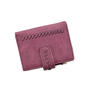 2020 New Fashion Mini Lovely Purse Ladies Short Leather Card Holder Wallets