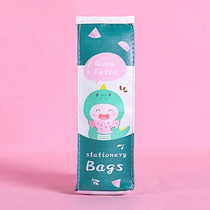 Creative Milk Pencil Case Student Small Fresh Dinosaur Pencil Case Multifunction Portable Pencil Case