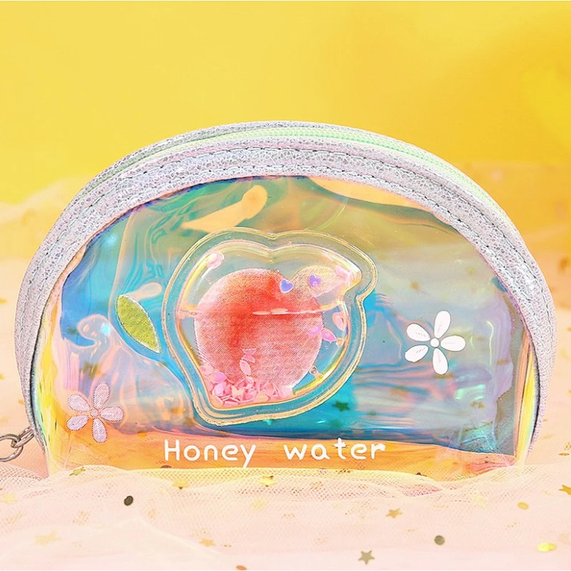 Factory direct sale fruit simple coin purse laser key small wallet Korea mini handbag wholesale