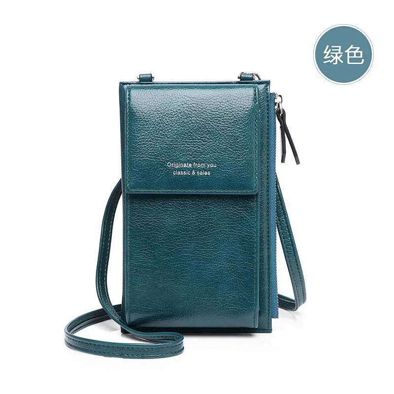 Hot Sale Fashion Ladies Wallet Solid Color Small Diagonal Bag Rectangular Women'S Shoulder Bag