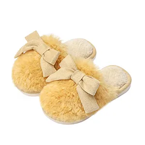 Happy Baby Cotton Slippers Children's Cotton Slippers for Autumn Winter Parent-child Shoes Winter Women's Cotton Slippers