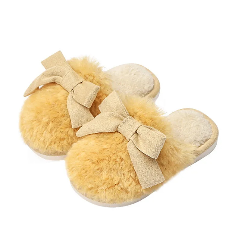 Happy Baby Cotton Slippers Children's Cotton Slippers for Autumn Winter Parent-child Shoes Winter Women's Cotton Slippers