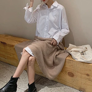 New Knitted Shawl Women's Multi-Purpose Versatile Scarf Cashmere Dual-Use Metal Buckle Wool Cloak Scarf Winter