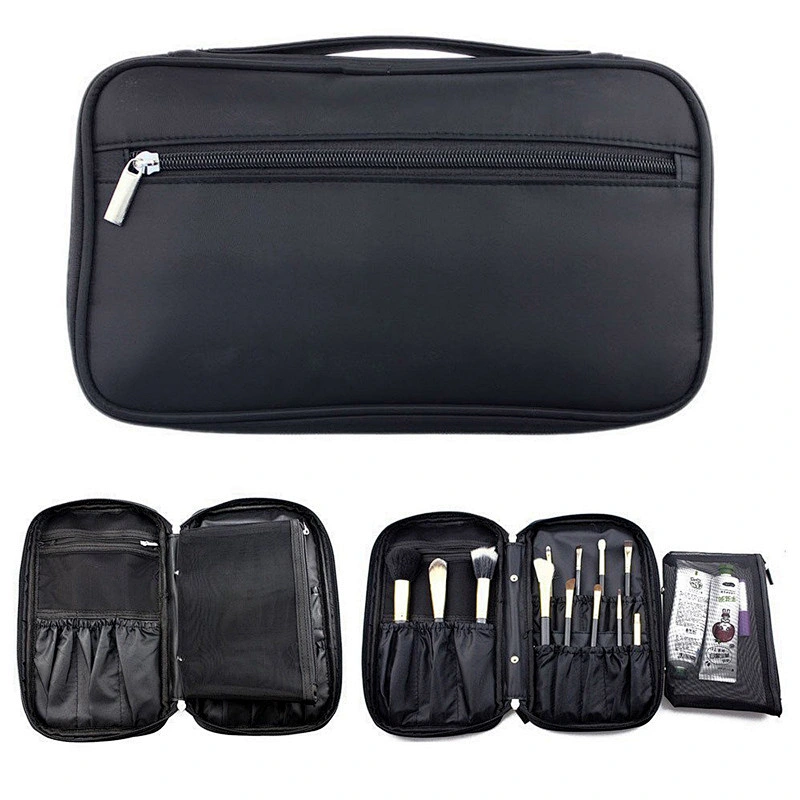Hot sale black makeup bag