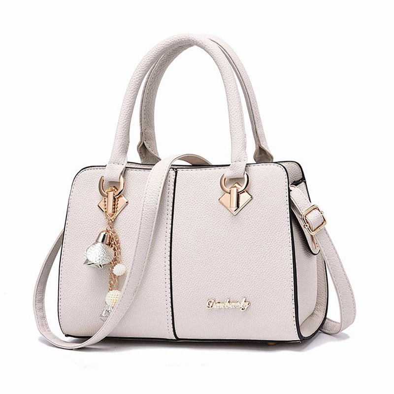 2020 High Quality Elegance Luxury Tassel Chain Pu Leather Shoulder Handbag