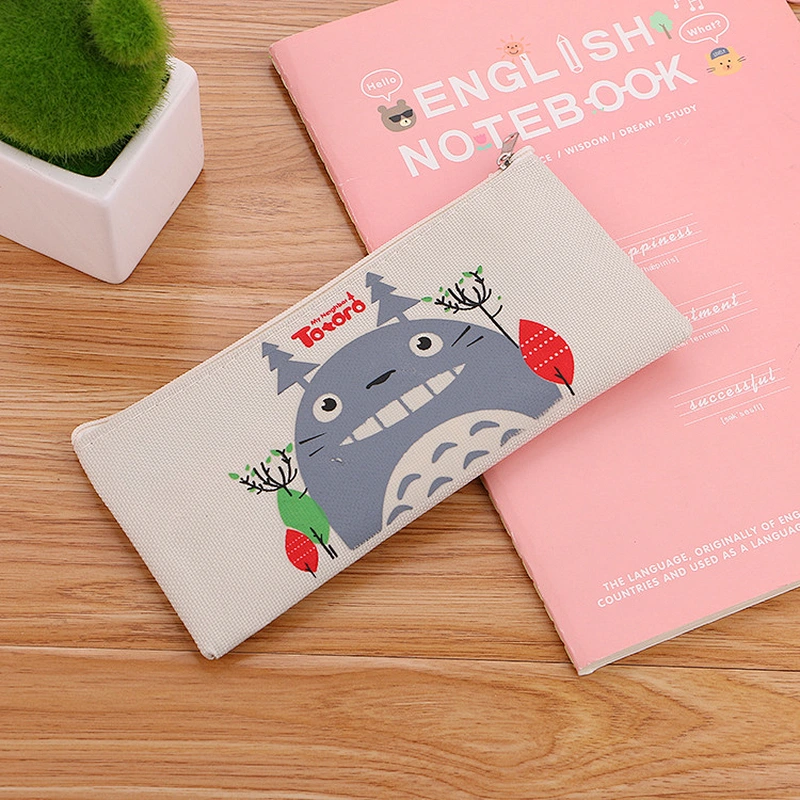 Wholesale Big Capacity Canvas Cheap Promotional Oxford Student Pencil Case