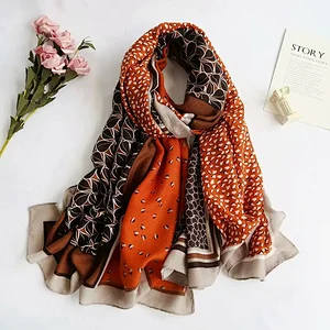 Fashion All-Match Graffiti Printing Women'S Shawl Scarf Can Be Customized