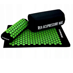 72*42cm mat+37*15*10cm pillow in  pouch  green+black color(no logo)