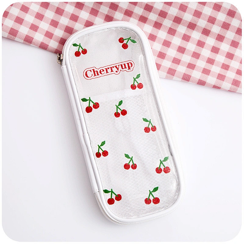 TPU Transparent Pencil Case Multi-Function Ins Small Portable Female Student Girl Pencil Case