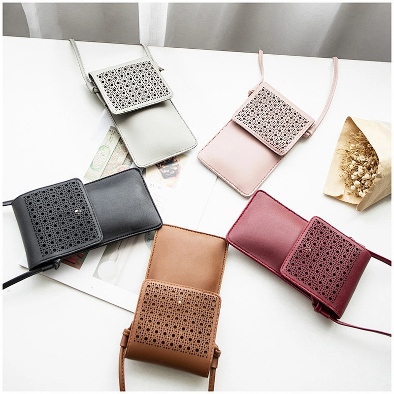 Wholesale small shoulder bag ladies Cell Phone Purse Wallet crossbody cell phone bag