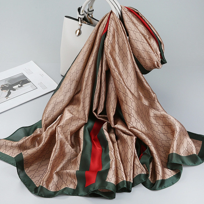 Wholesale 2020 Spring Summer Silk Scarf Women Thin Shawl Outer Wear Korean Style Wild Scarf