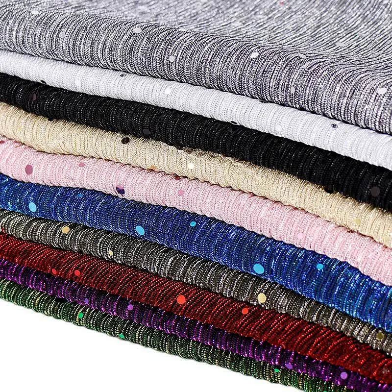 Sequined wild braided scarf 10 colors shimmer muslim women's head scarf