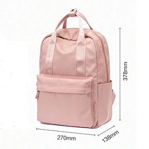 High Quality Daily Student Bags Simple Waterproof School Backpack For Girls